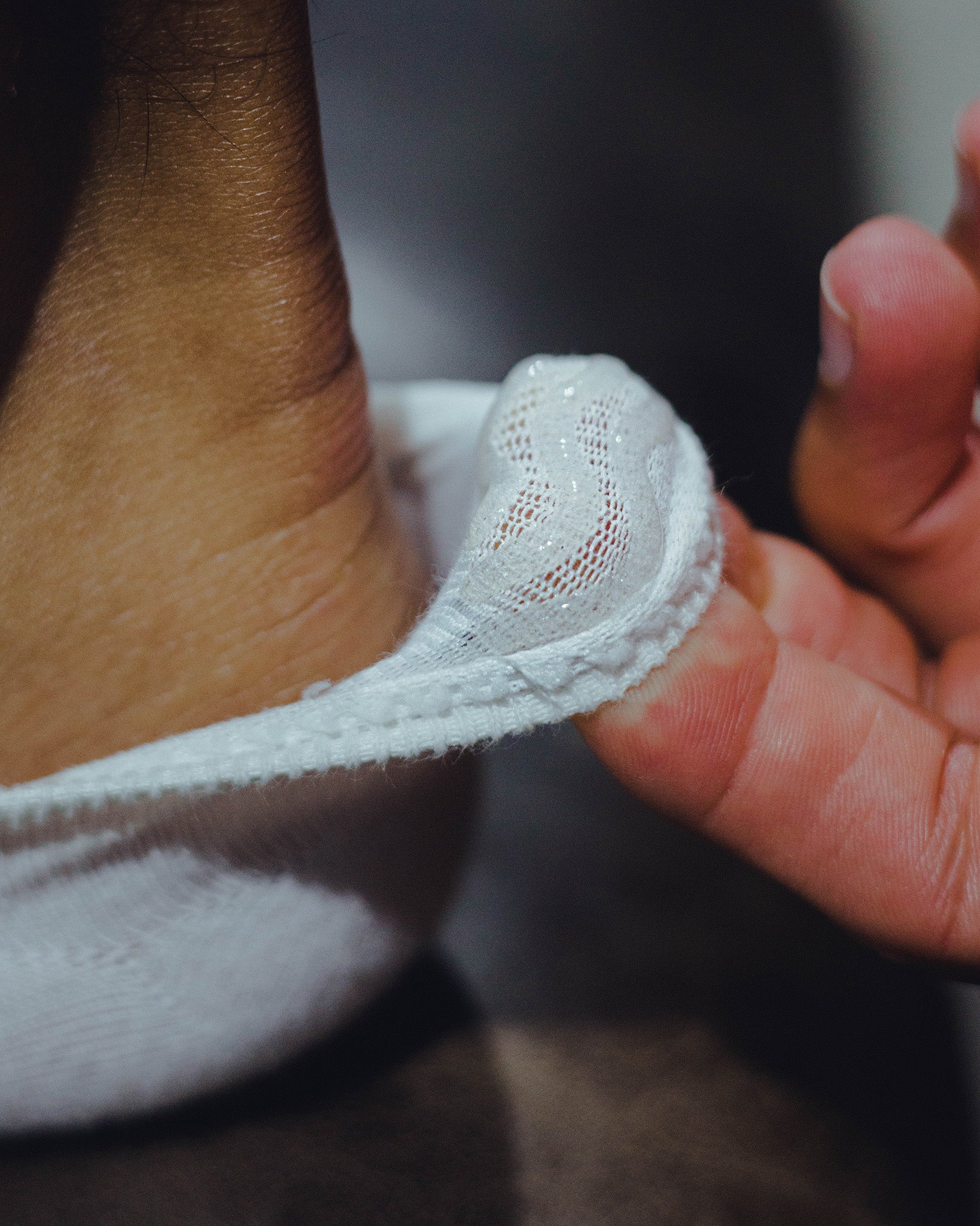 6PK PREMIUM NO SHOW SOCKS WHITE - Image 3