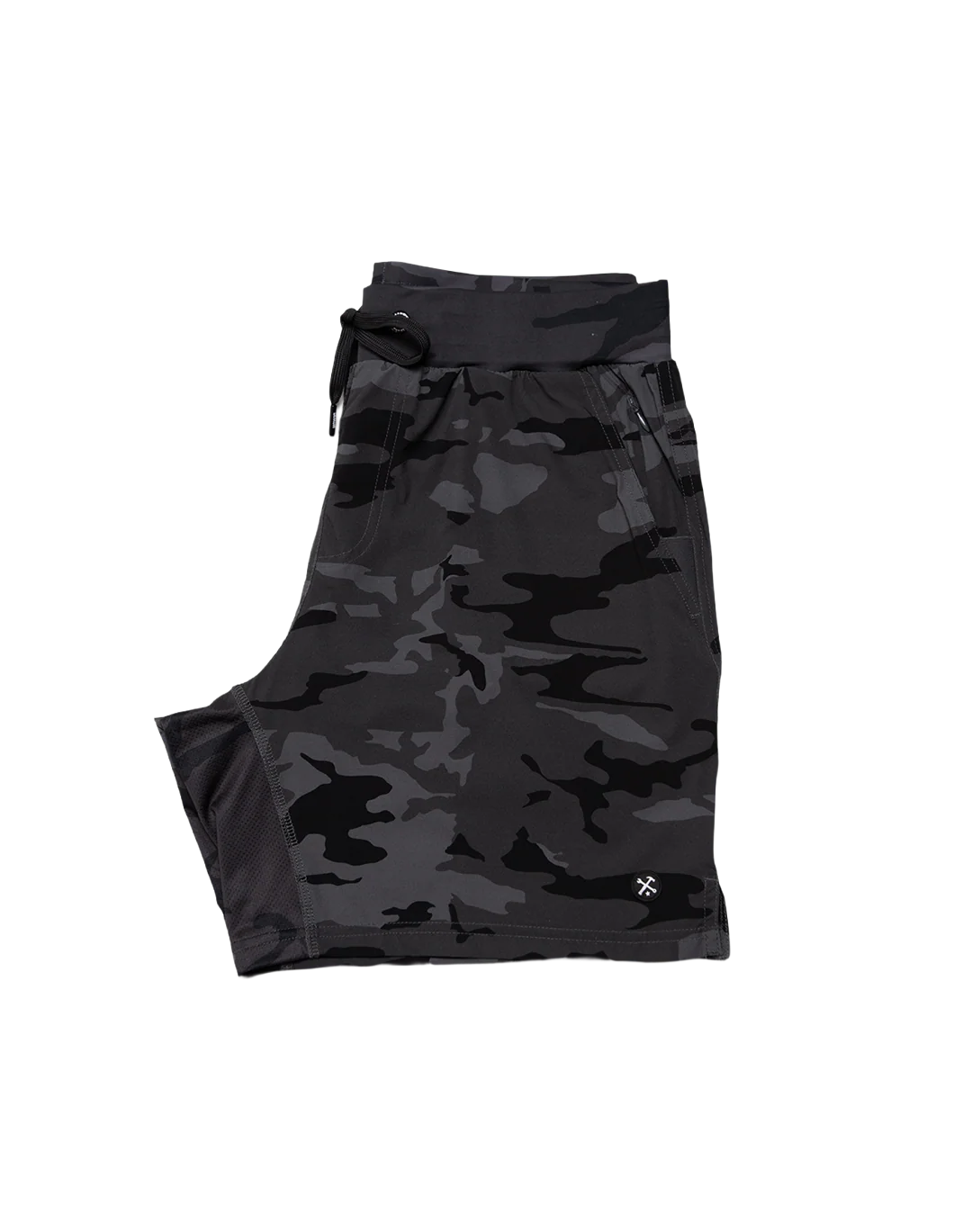 7" GYM SHORTS BLACK CAMO - MENS - Image 10