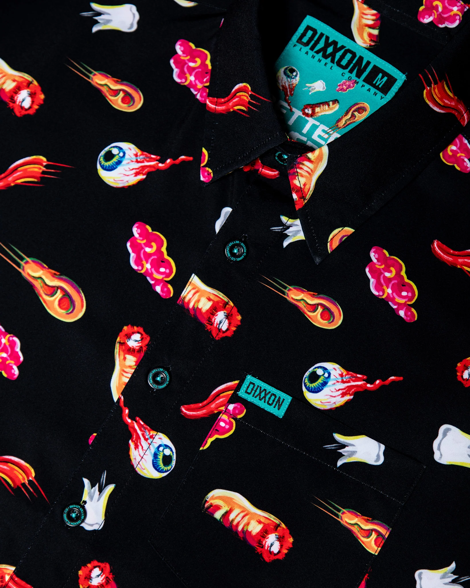 BETTER LOVERS PARTY SHIRT SHORT SLEEVE BUTTON UP - MENS - Image 6