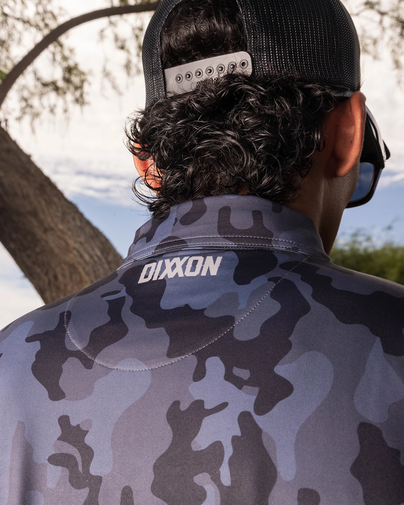BLACK CAMO PARTY POLO - MENS - Image 4