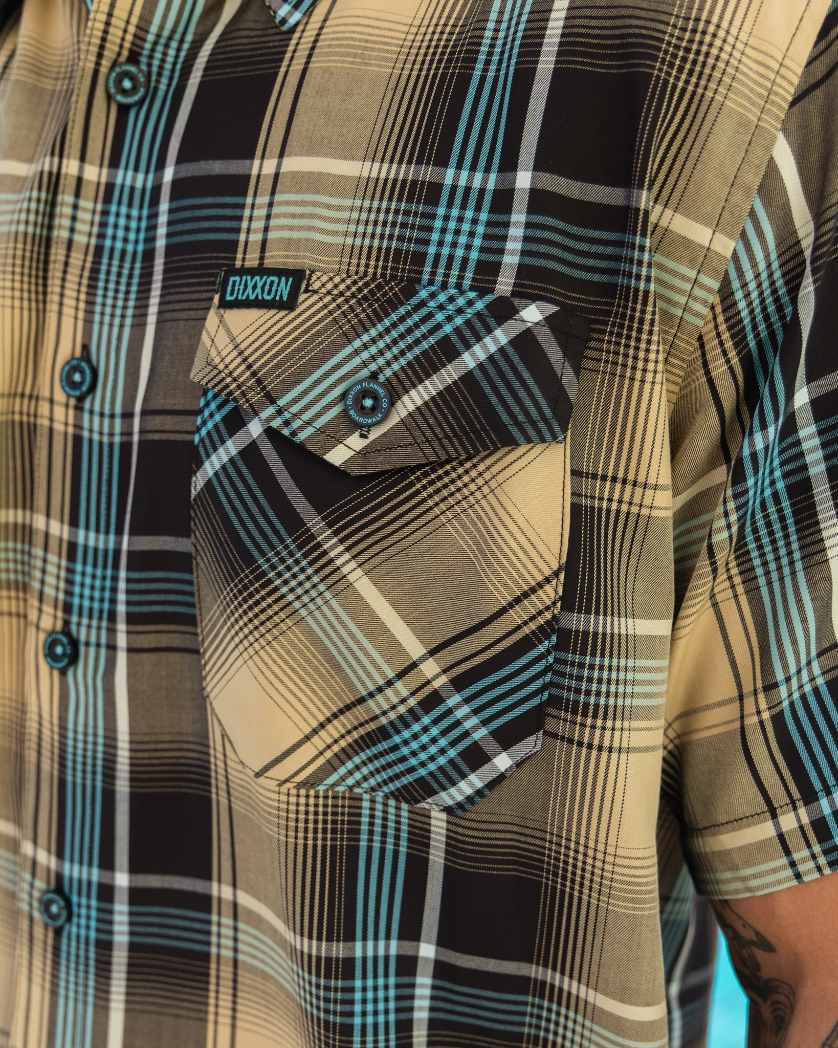 BOARDWALK BAMBOO SHORT SLEEVE BUTTON UP - MENS - Image 6