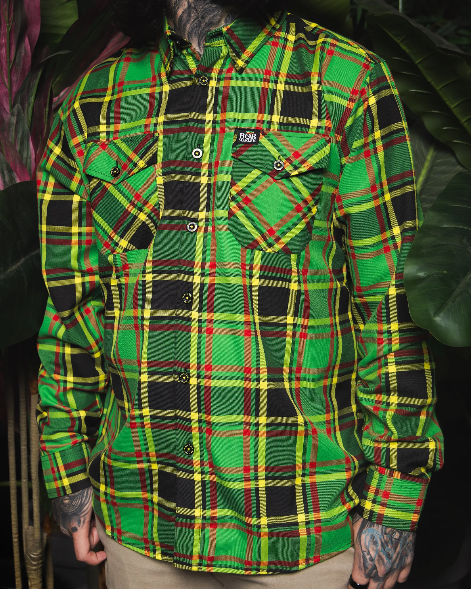 BOB MARLEY 2026 FLANNEL - MENS - Image 4