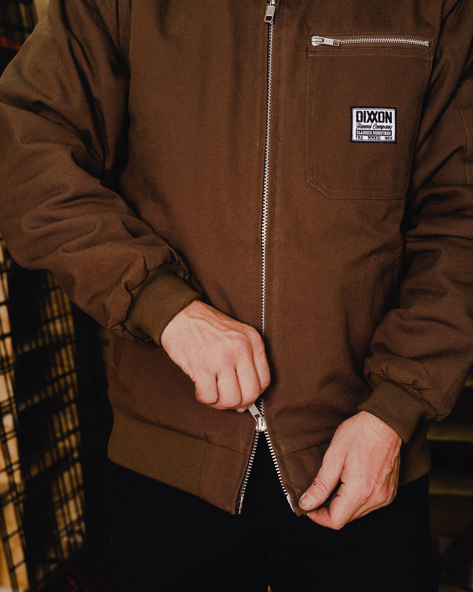 BROWN WORKFORCE CHORE COAT - MENS - Image 5