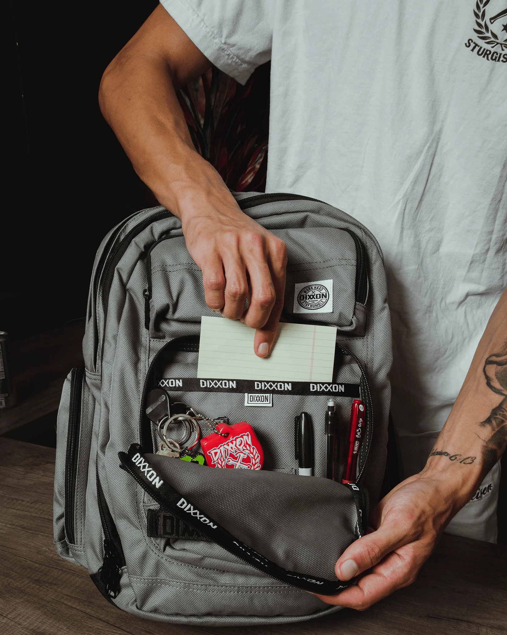 CANVAS WORK BAG 2.0 - GREY - Image 7