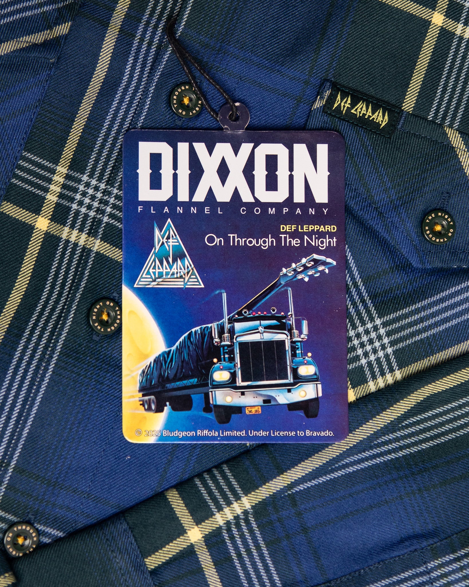 DEF LEPPARD 'ON THROUGH THE NIGHT' FLANNEL - MENS - Image 8