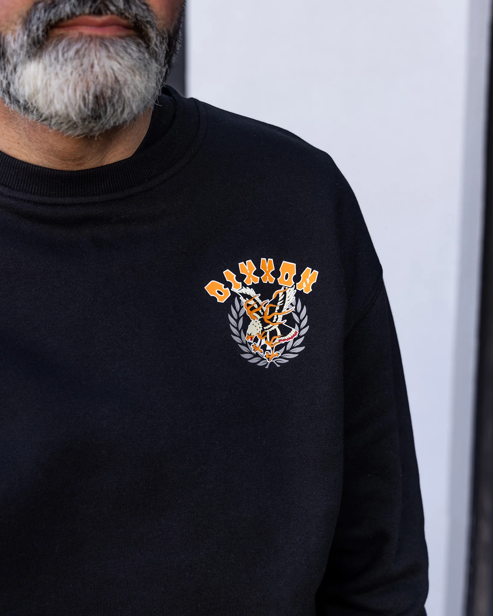 DIVE BOMBER CREWNECK BLACK - MENS - Image 4