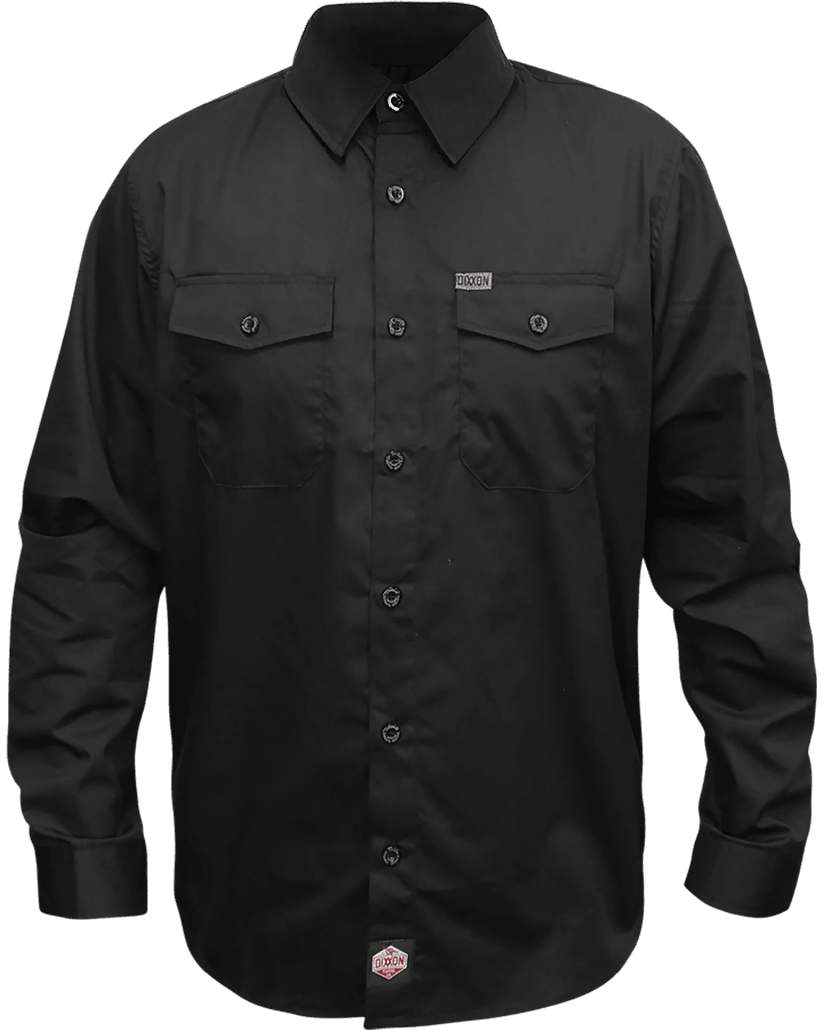 WORKFORCE LONG SLEEVE WORK SHIRT BLACK - MENS - Image 2