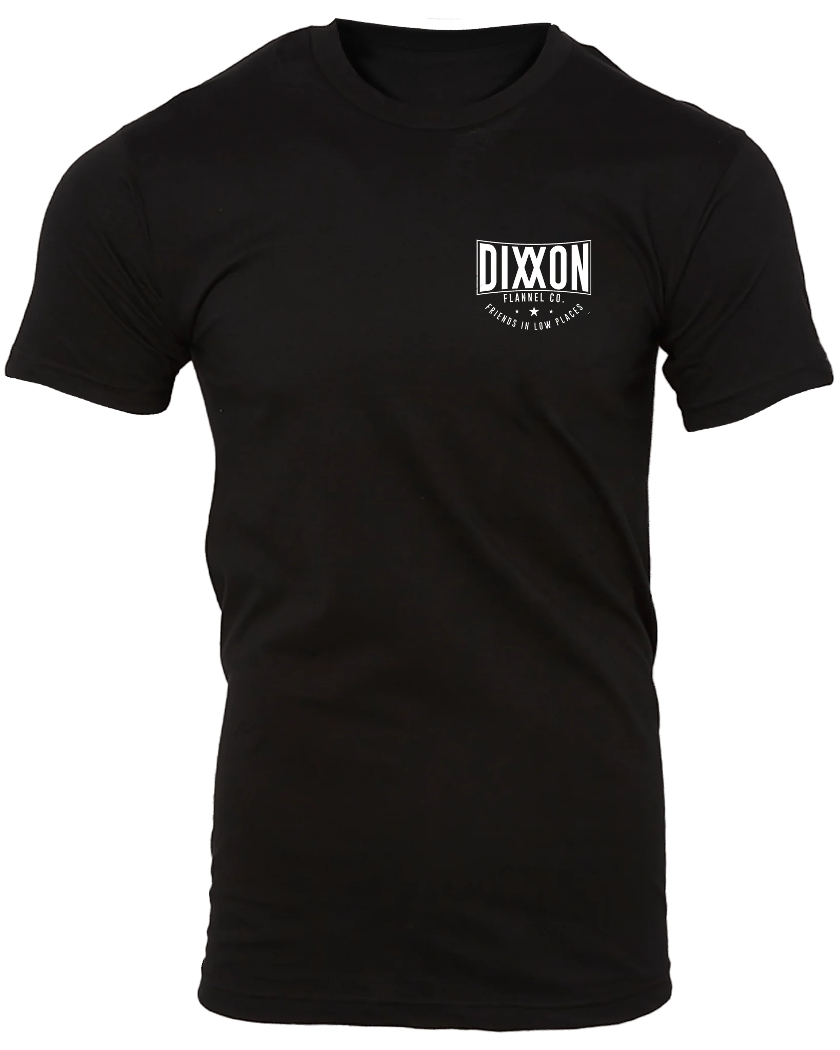 FRIENDS IN LOW PLACES T-SHIRT BLACK - MENS - Image 3