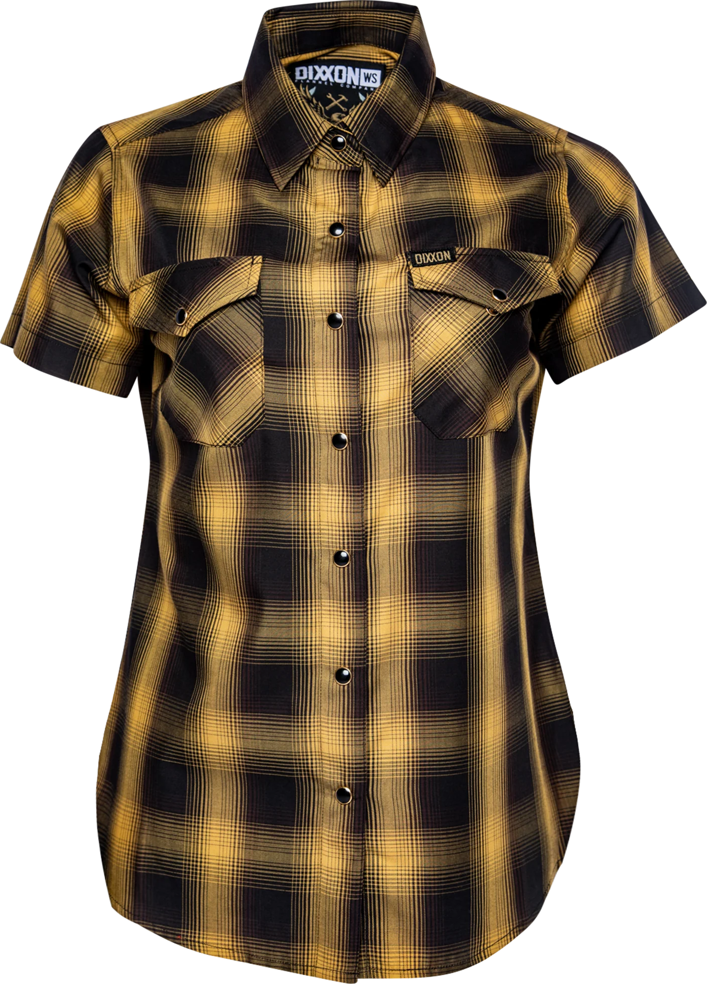 GOLD STANDARD BAMBOO SHORT SLEEVE BUTTON UP - WOMENS - Image 2