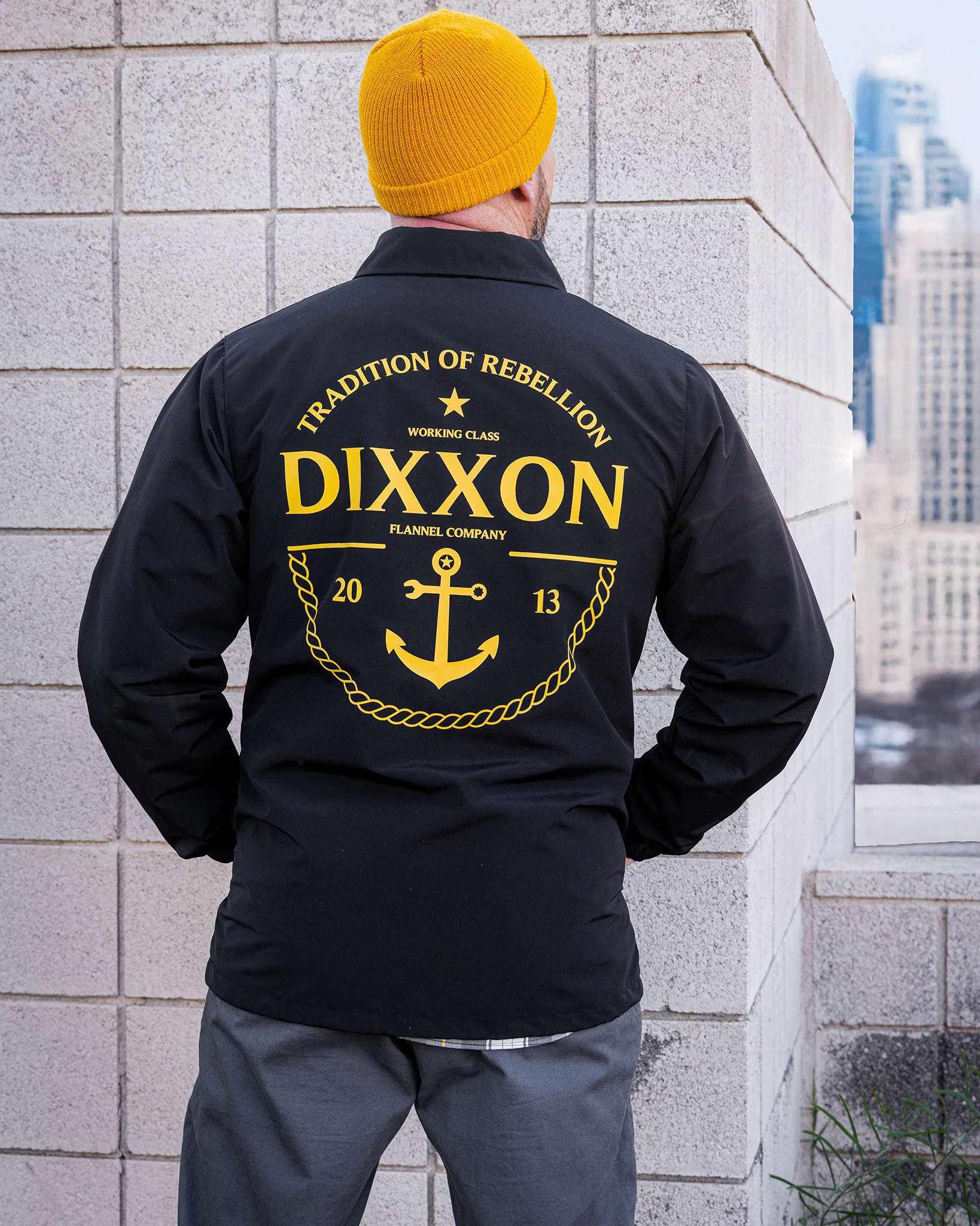 GOLD TRADITIONS OF REBELLION COACHES JACKET BLACK - MENS - Image 4