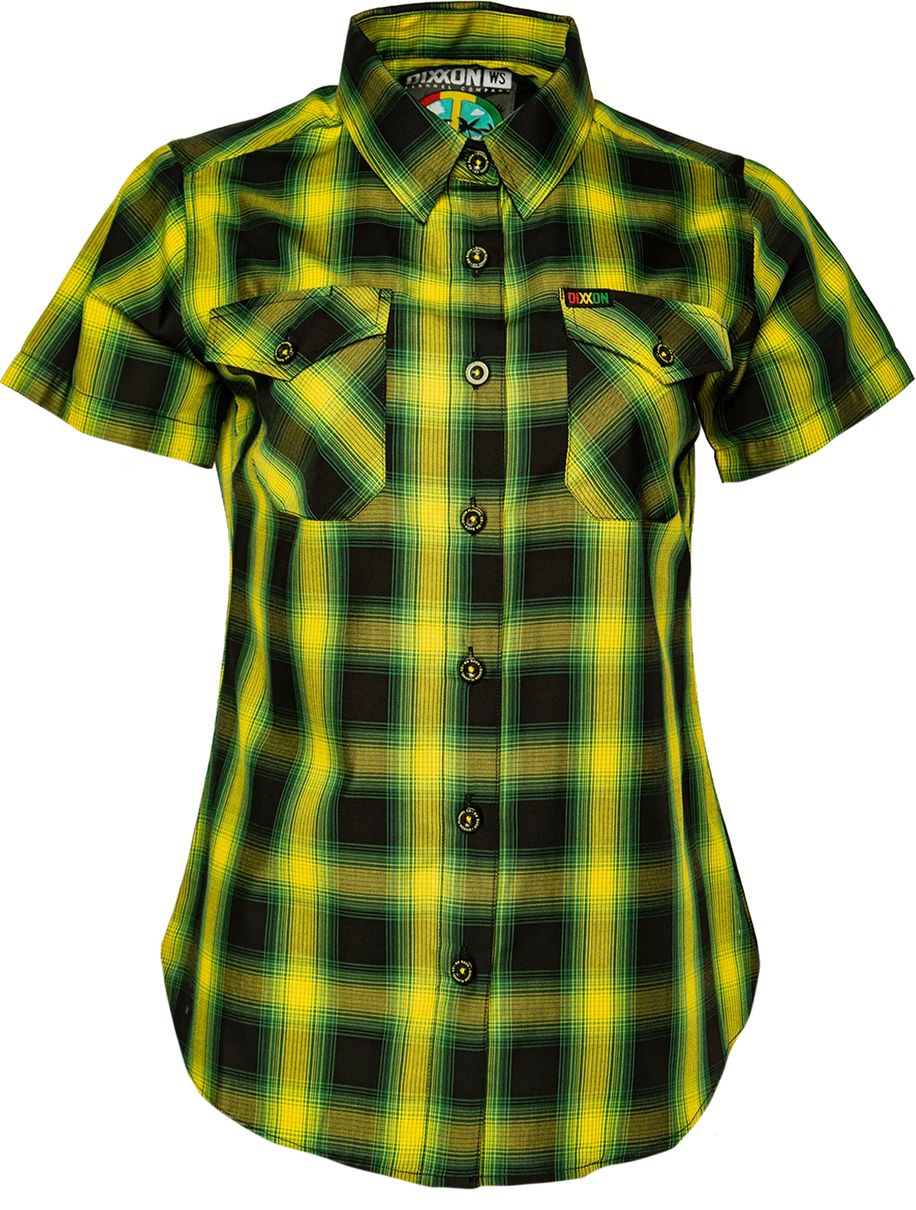 HOPE ROAD BAMBOO SHORT SLEEVE BUTTON UP - WOMENS - Image 2
