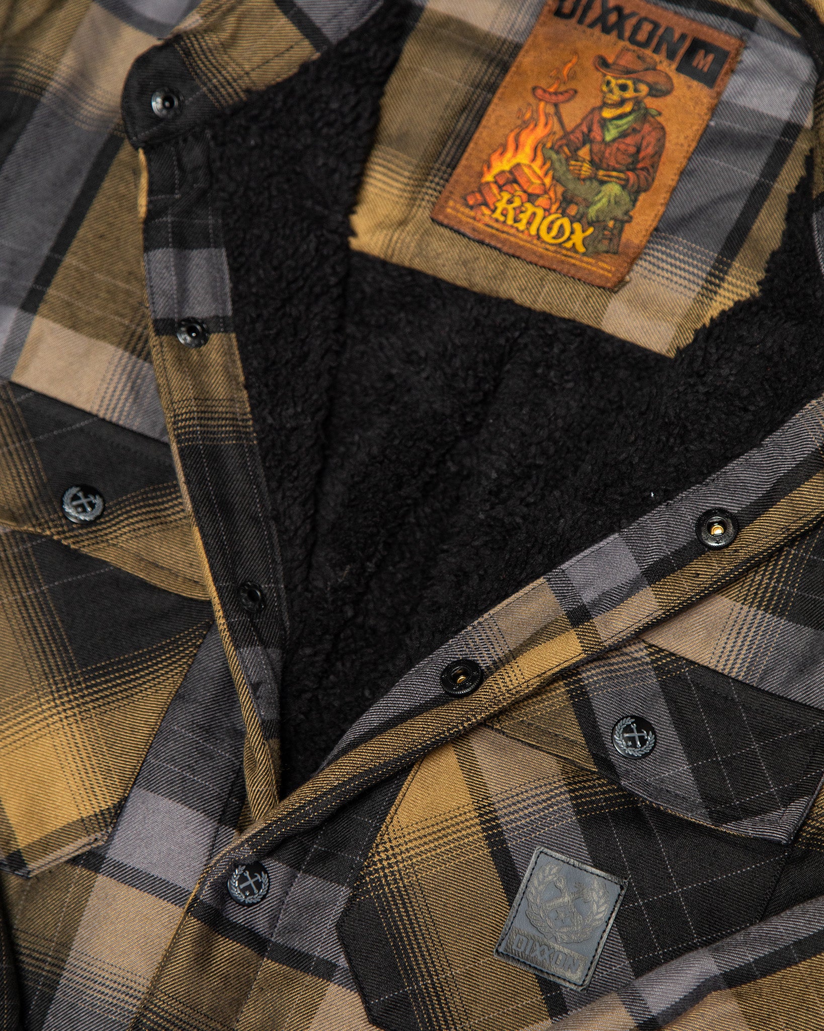 THE KNOX SHERPA LINED FLANNEL JACKET - MENS - Image 7