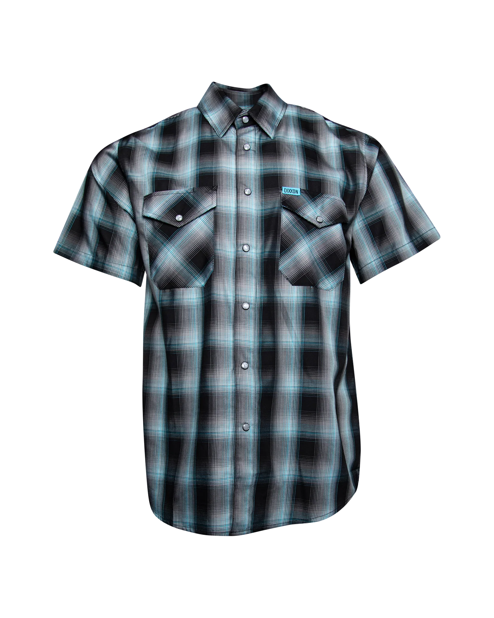 MORNING FOG BAMBOO SHORT SLEEVE BUTTON UP - MENS - Image 2