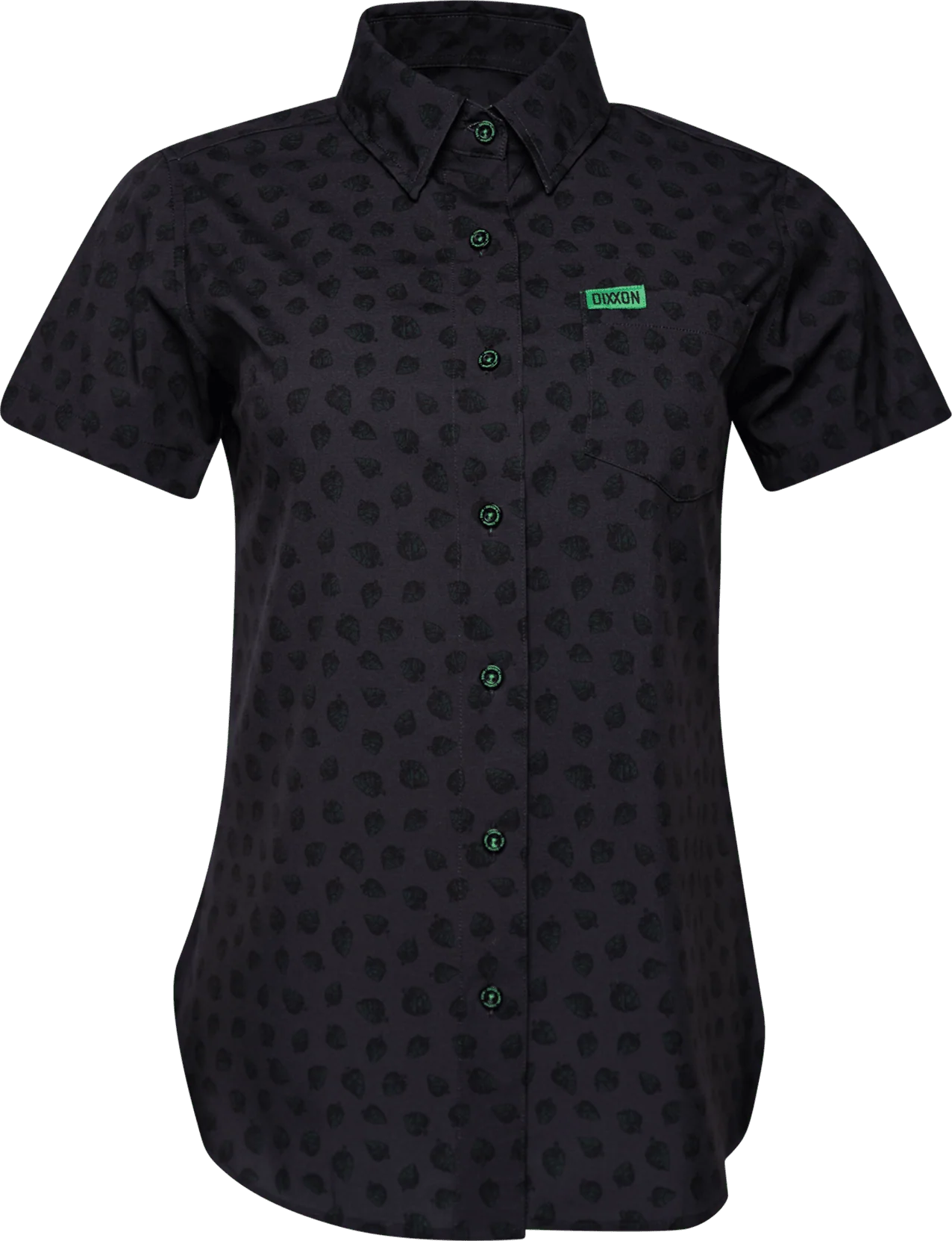 NUGZ PARTY SHIRT SHORT SLEEVE BUTTON UP  - WOMENS - Image 2