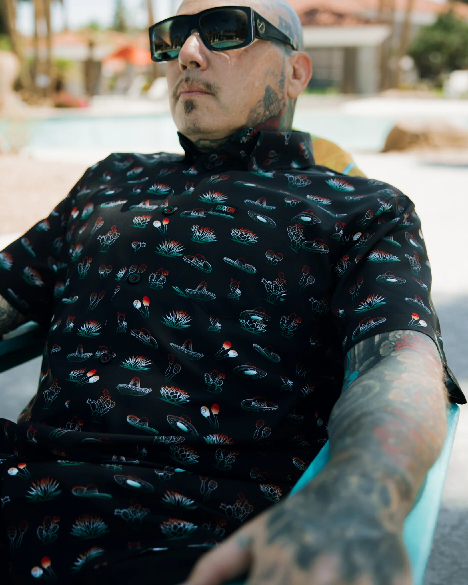 PUEBLA PARTY SHIRT SHORT SLEEVE BUTTON UP  - MENS - Image 6