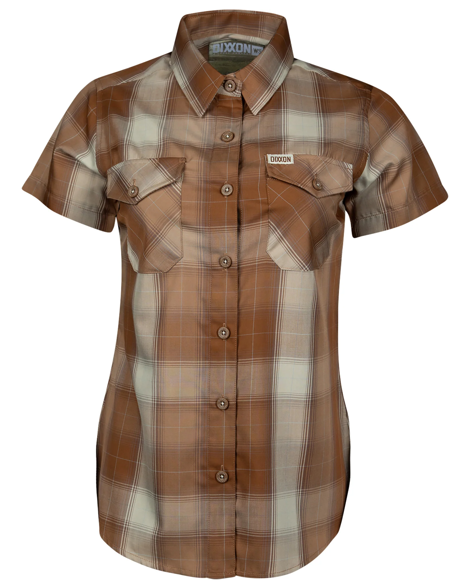 RANCHERO BAMBOO SHORT SLEEVE BUTTON UP - WOMENS - Image 2