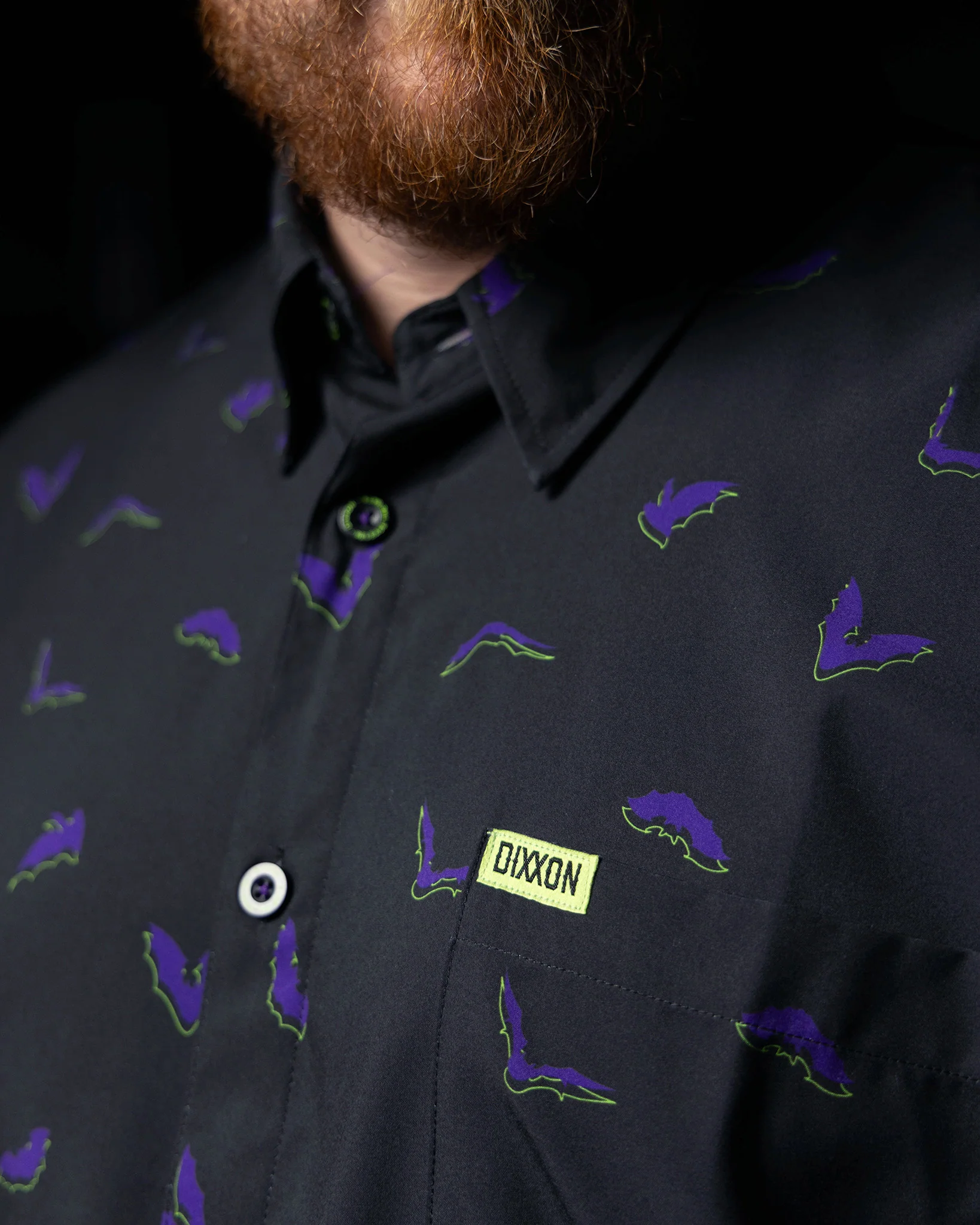RELEASE THE BATS PARTY SHIRT SHORT SLEEVE BUTTON UP - MENS - Image 3