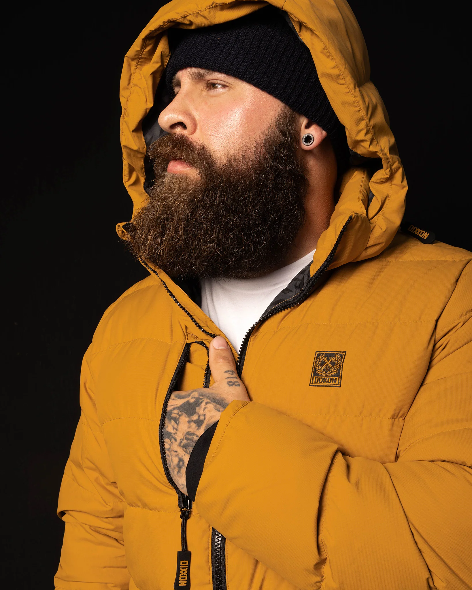 THE RIDGE DOWN JACKET CAMEL - MENS - Image 8