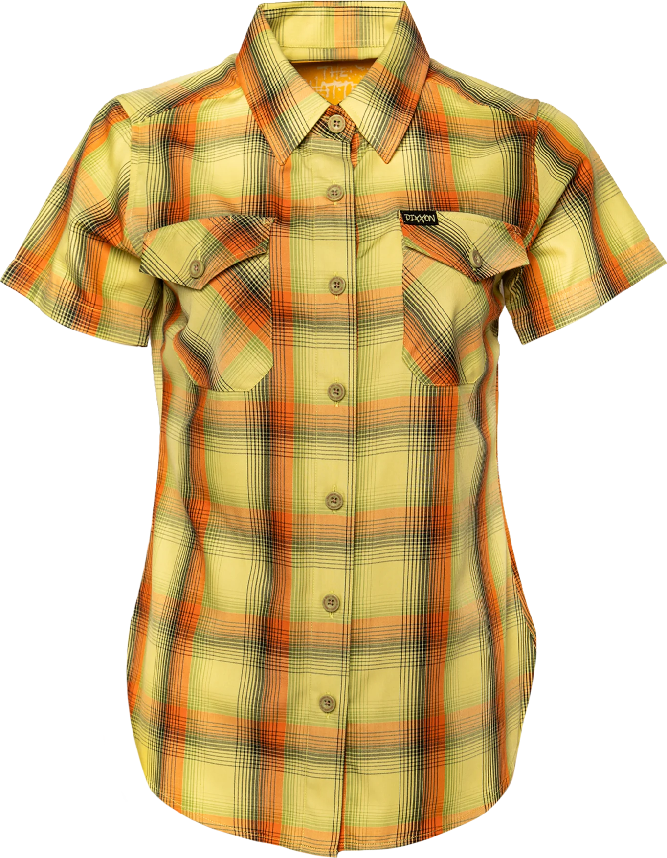 SHATTER BAMBOO SHORT SLEEVE BUTTON UP - WOMENS - Image 2
