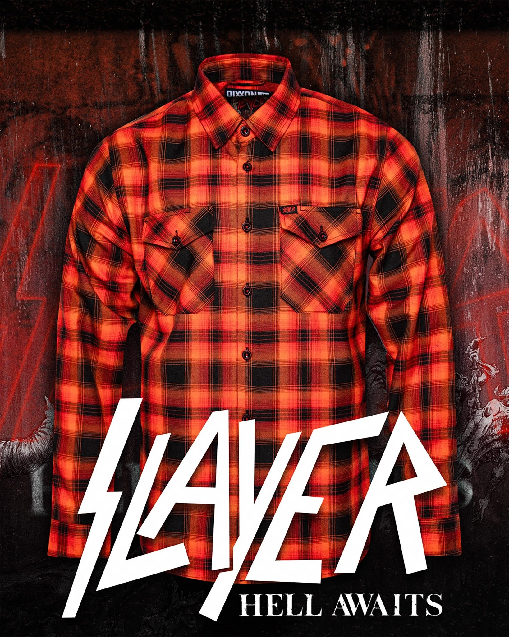SLAYER HELL AWAITS FLANNEL - MENS - Image 2