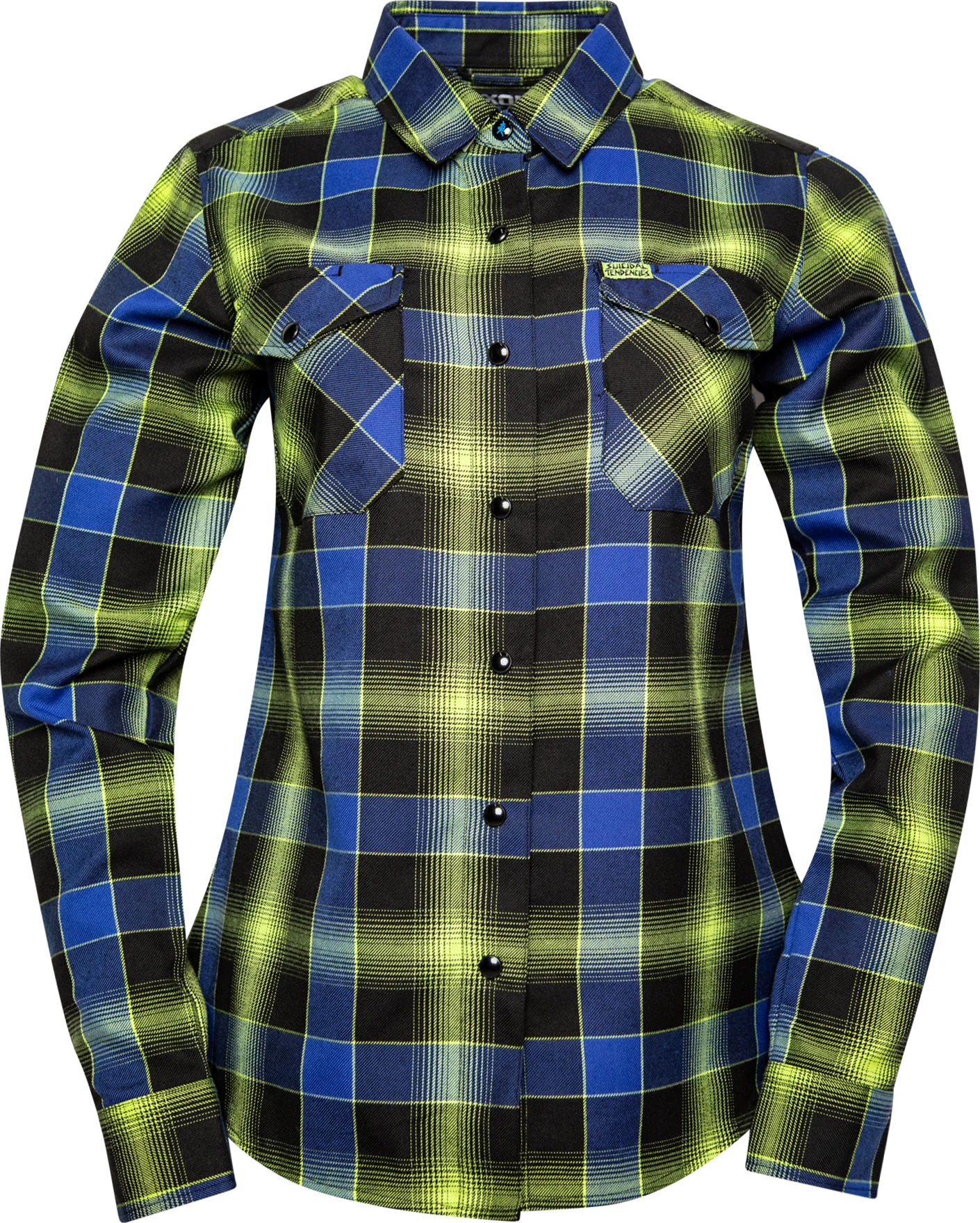 SUICIDAL TENDENCIES ADRENALINE ADDICT FLANNEL - WOMENS - Image 2