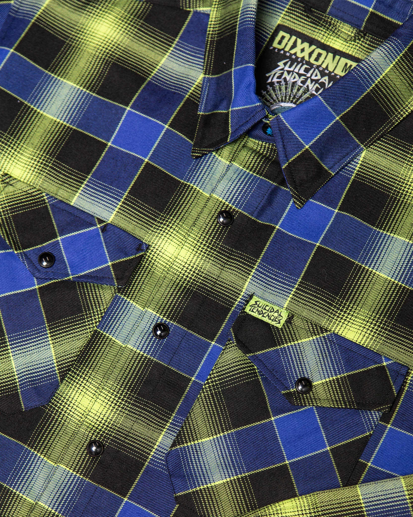 SUICIDAL TENDENCIES ADRENALINE ADDICT FLANNEL - WOMENS - Image 7