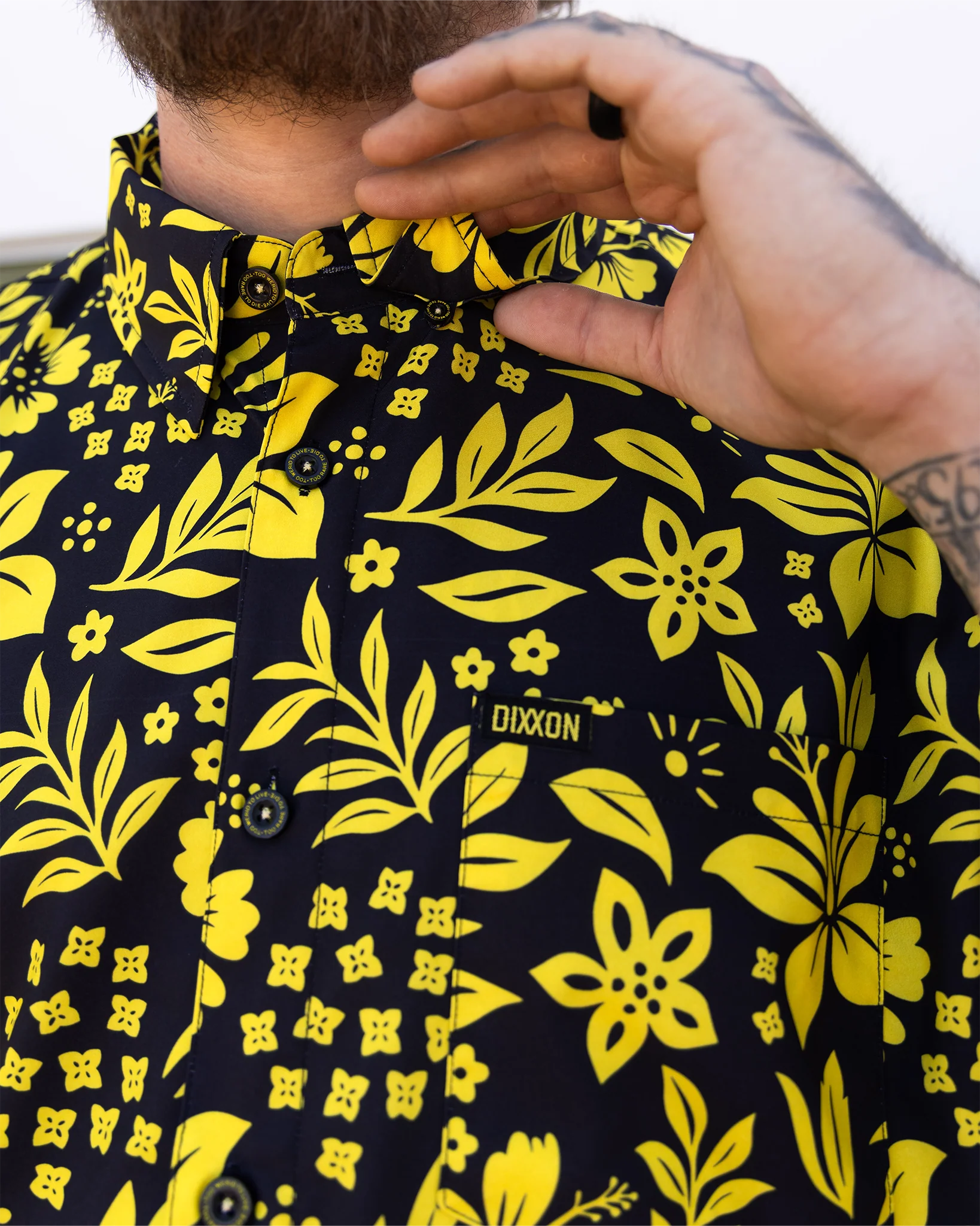 THE DUKE PARTY SHIRT SHORT SLEEVE BUTTON UP - MENS - Image 5