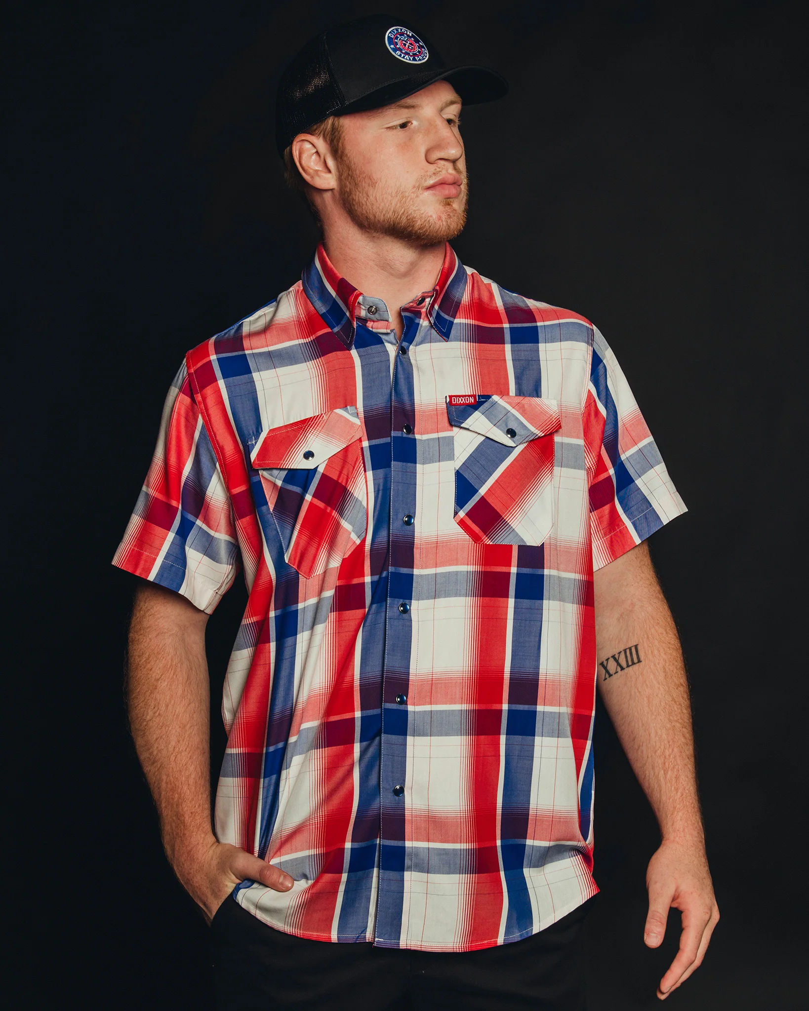 THE FALLEN BAMBOO SHORT SLEEVE BUTTON UP - MENS - Image 2