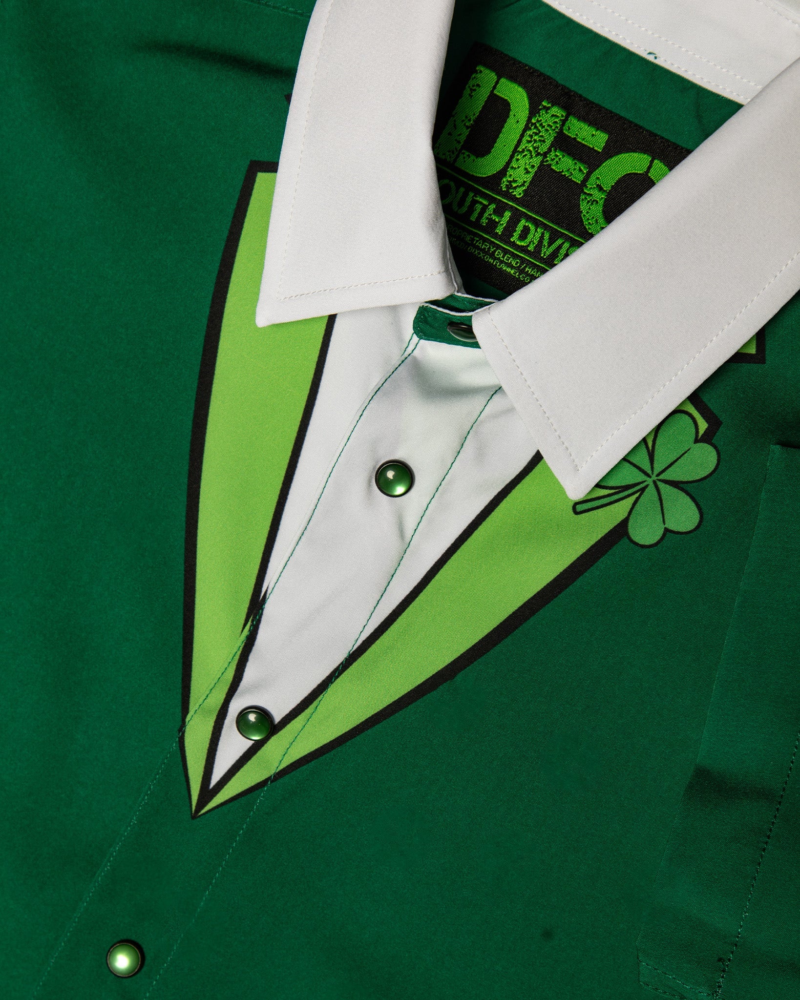 THE IRISH TUX PARTY SHIRT SHORT SLEEVE BUTTON UP  - YOUTH - Image 2