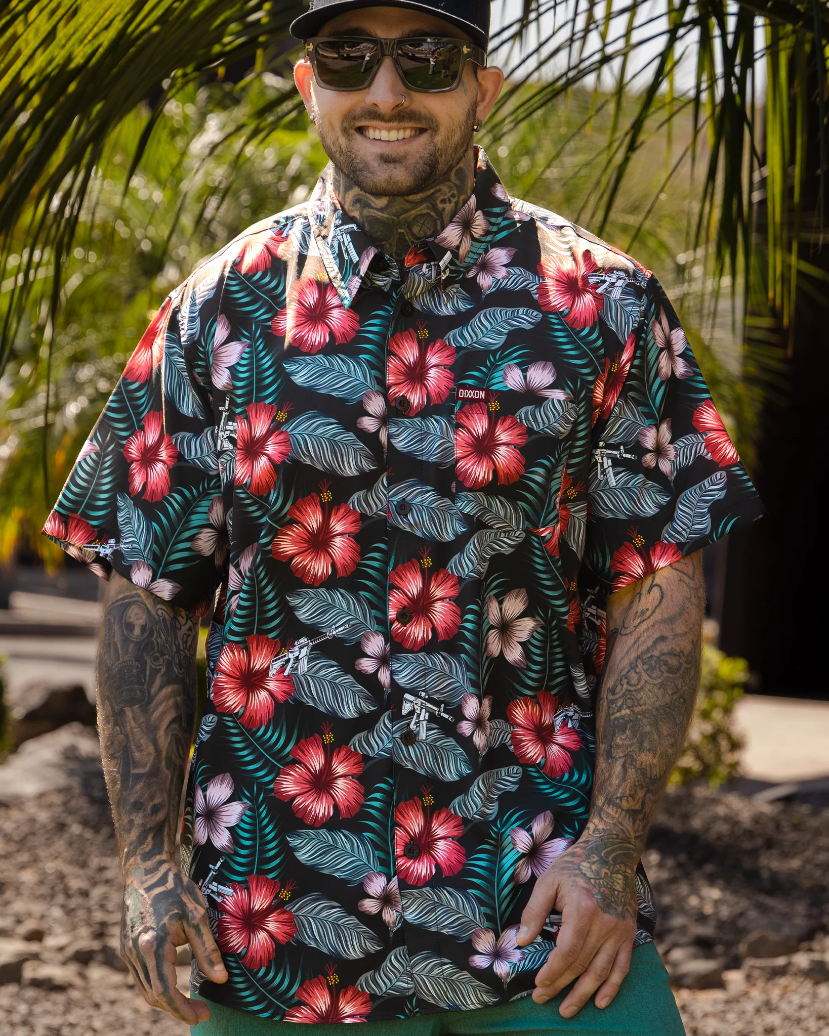 THE LAST DEFENCE PARTY SHIRT SHORT SLEEVE BUTTON UP - MENS - Image 8