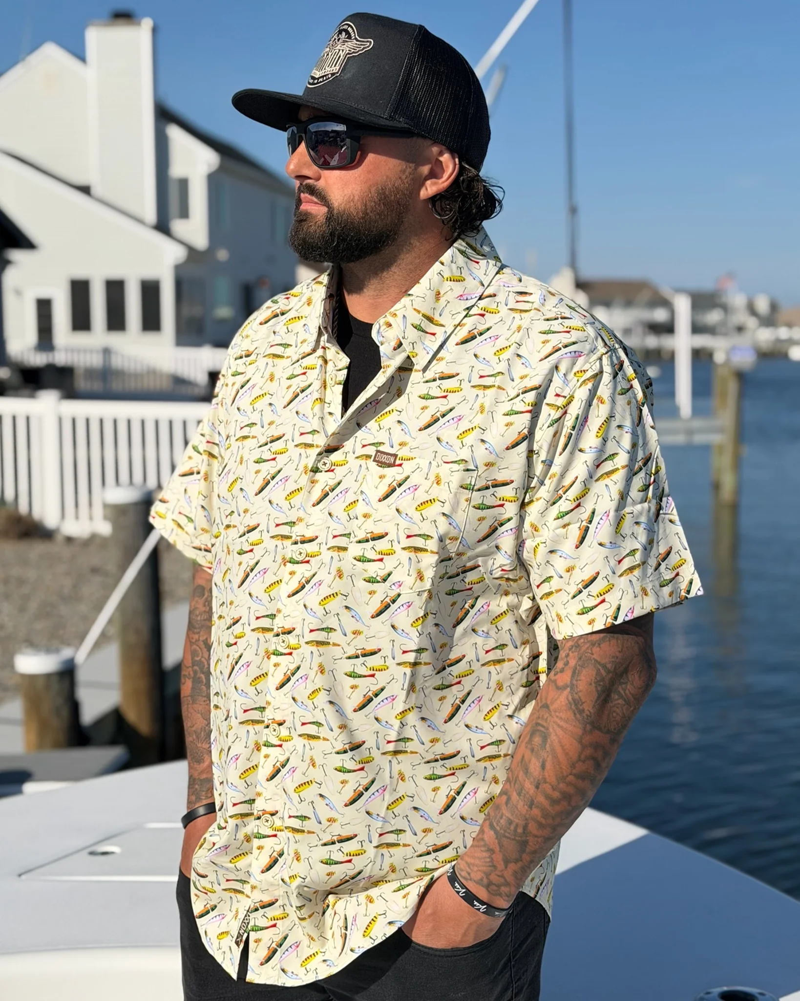 THE LURE PARTY SHIRT SHORT SLEEVE BUTTON UP - MENS - Image 6