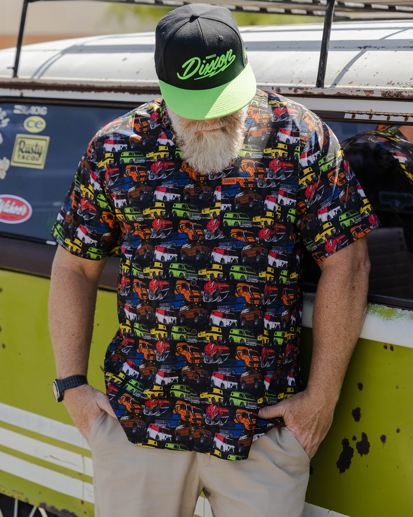 VANNIN' PARTY SHIRT SHORT SLEEVE BUTTON UP  - MENS - Image 7