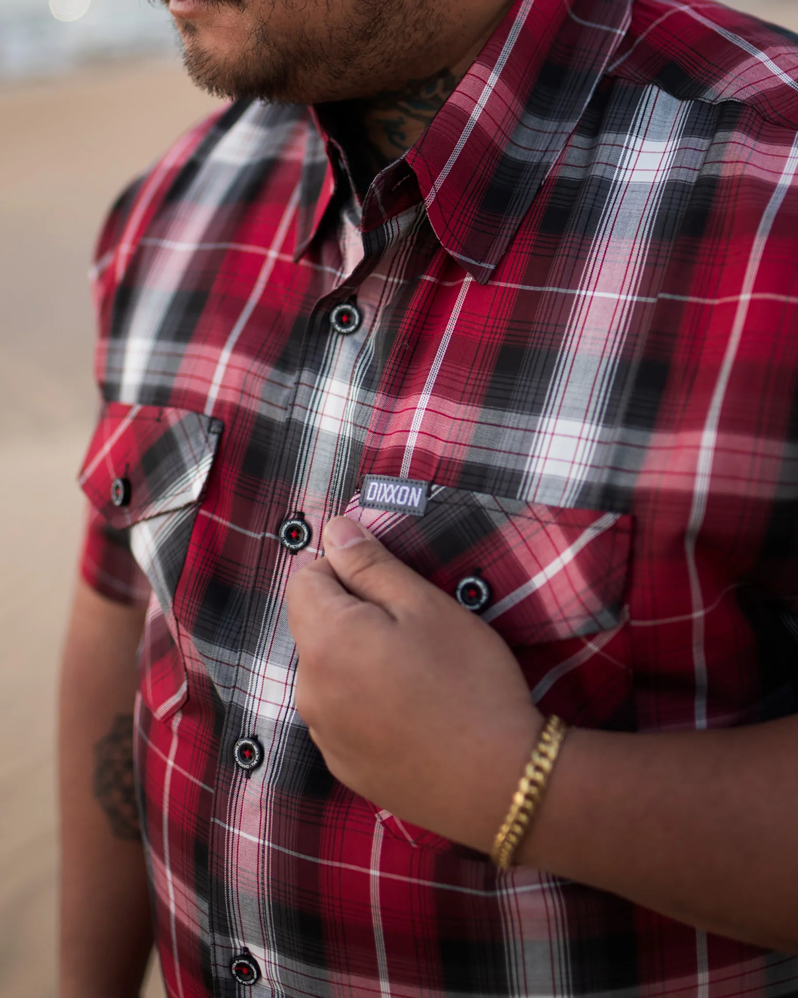 THE VICTORY BAMBOO SHORT SLEEVE BUTTON UP - MENS - Image 4