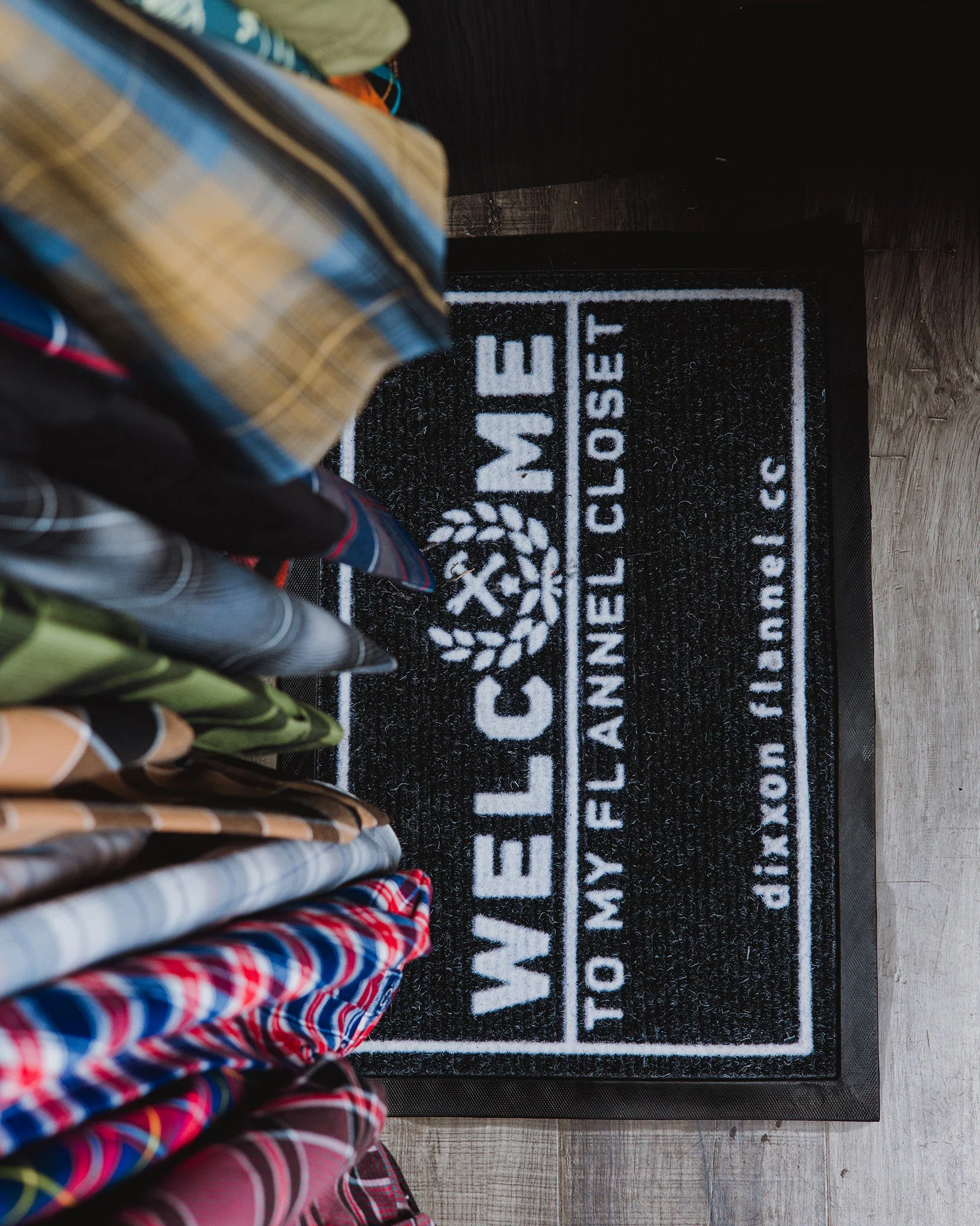 WELCOME TO MY FLANNEL CLOSET INDOOR MAT - Image 2
