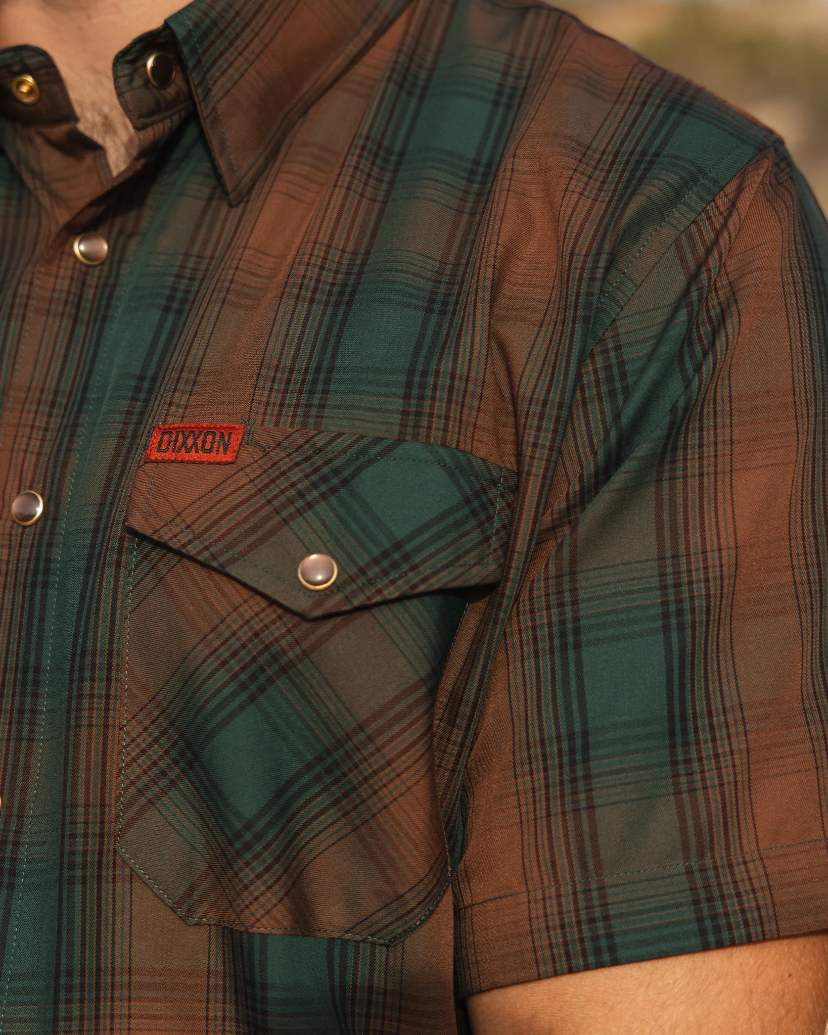 WIDOWMAKER BAMBOO SHORT SLEEVE BUTTON UP - MENS - Image 5