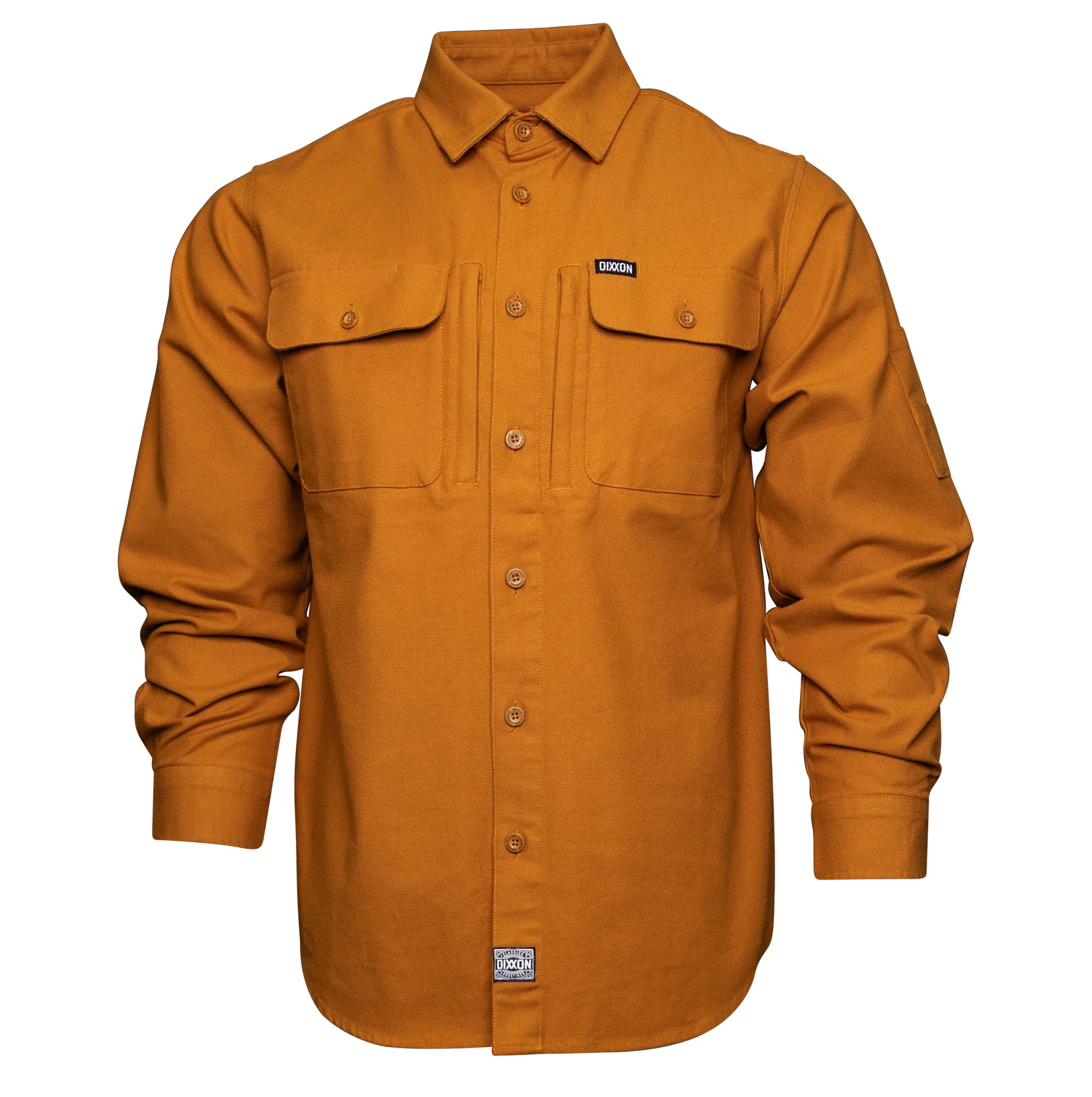 WORK SHIRT LONG SLEEVE CAMEL - MENS - Image 2